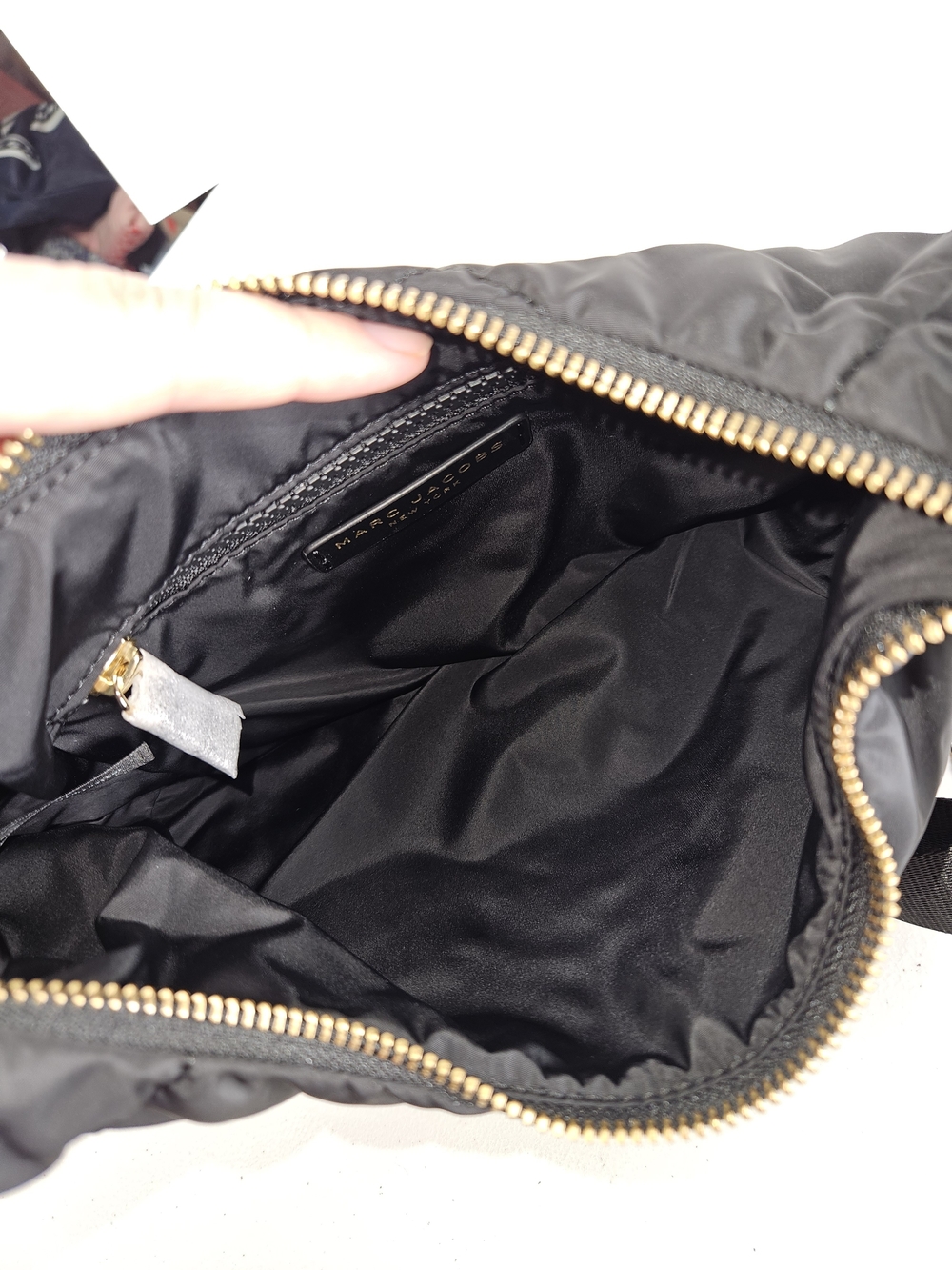 NWT Marc Jacobs Black Quilted Shoulder Bag - Picture 9 of 15